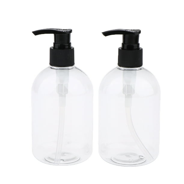Set of 2 Extra Large Volume Refillable Countertop Pump Dispenser for