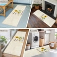 thumbnail image 6 of Sunflower 2'x6' Runner Rug, Vintage Botanical Washable Non-Slip Area Rugs for Hallway Kitchen Floor Bedroom Entryway, StainResistant Laundry Carpet Decoration Indoor Mat Farmhouse Flowers, 6 of 9