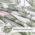 thumbnail image 4 of Rock Cloud Floral Shower Curtain 180x200cm, Watercolor Flowers Fabric Bathroom Curtains Set with Hooks Decorative Botanical Leaves Pattern Machine Was, 4 of 5