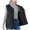 Black, variant on Women's Puffer Vest Fall Casual Stand Collar Lightweight Sleeveless Zip Up Padded Jackets Outerwear Khaki M