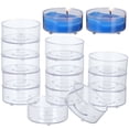 thumbnail image 1 of 100 Portavelas de plástico transparente para velas de 15 ml, ideales para templos., 1 of 8