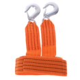 thumbnail image 3 of Ganchos de correa de tracción de remolque de 4m de 3 toneladas para coche, ganchos de recuperación de carretera de gran resistencia, naranja Feliz Sencillez, 3 of 5