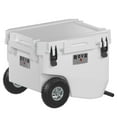 thumbnail image 3 of RovR RollR 60 Quart Wheeled Hard Cooler With Tow Handle - Polypropylene - White, 3 of 8