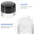thumbnail image 4 of 6 Pcs Refillable Powder Boxes Powder Bottles Bead Storage Box Powder Dispenser Makeup Powder Container Travel, 4 of 6