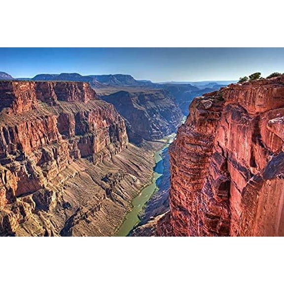 Jigsaw Puzzle for Adults, Colorado River at Toroweap Point Grand Canyon, 1000 Piece Premium Puzzle, Difficult Southwestern Desert Landscape for Advanced Puzzlers