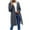 Dark Gray, variant on Women's Windproof Raincoat, Mid-Length Hooded Windbreaker, Waterproof Hiking Jacket, Casual Trench Coat, Outdoor Rain Jacket, Everyday Raincoat White L