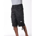 thumbnail image 2 of Pro Club Men's Cotton Twill Cargo Shorts with Belt, 2 of 5