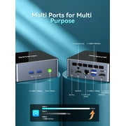 GMKtec M3 Pro Mini PC, Intel i5-13500H Processor (Turbo 4.7 GHz) Mini Computers, 32GB DDR4 1TB SSD, USB 3.2, Type-C/WiFi 6, BT5.2, 4K Triple Display Desktop PC