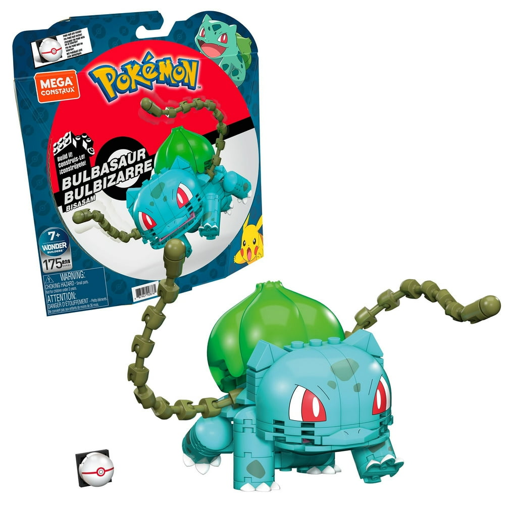 Mega Construx Pokemon Bulbasaur Figure Construction Set - Walmart.com 