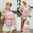 thumbnail image 6 of AO ALI VICTORY Laptop Backpack 15.6 inch College Backpack Large Schoolbag Anti Theft Travel Backpack Casual Daypack Schoolbag Teen Ladies (Pink), 6 of 7
