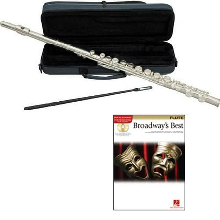 Broadways Best Flute Pack - Includes Flute w/Case & Accessories & Broadways Best Play along (Best Pack And Play Ftm)