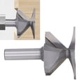thumbnail image 1 of Arc Bending Router Bit, 45 Carbon Steel Body Router Bit Tungsten Steel Head  for Woodworking, 1 of 7