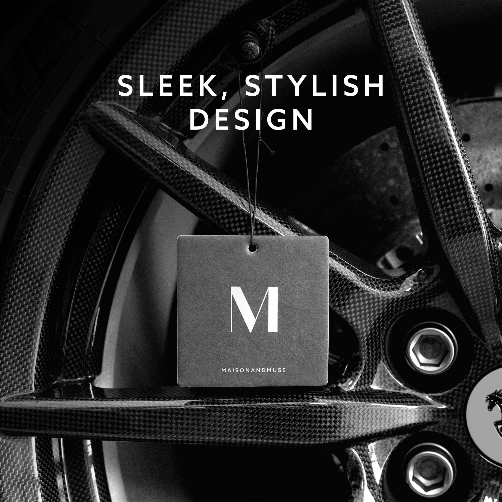 (2 pack) Maison&Muse Car Freshener 2 pack Leather & Cedarwood (Sundown)