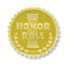 thumbnail image 3 of Gold Foil Embossed Seals, Honor Roll, 3 of 3