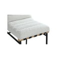 thumbnail image 5 of Meridian Furniture Burke Cream Boucle Fabric Counter Stool, 5 of 7