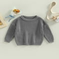 thumbnail image 2 of Chandails à Col Bébé Manches Longues Pulls Tricotés en Vrac, 2 of 7