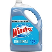 Windex Commercial Line Glass Cleaner Refill, Blue Original, 128 fl oz