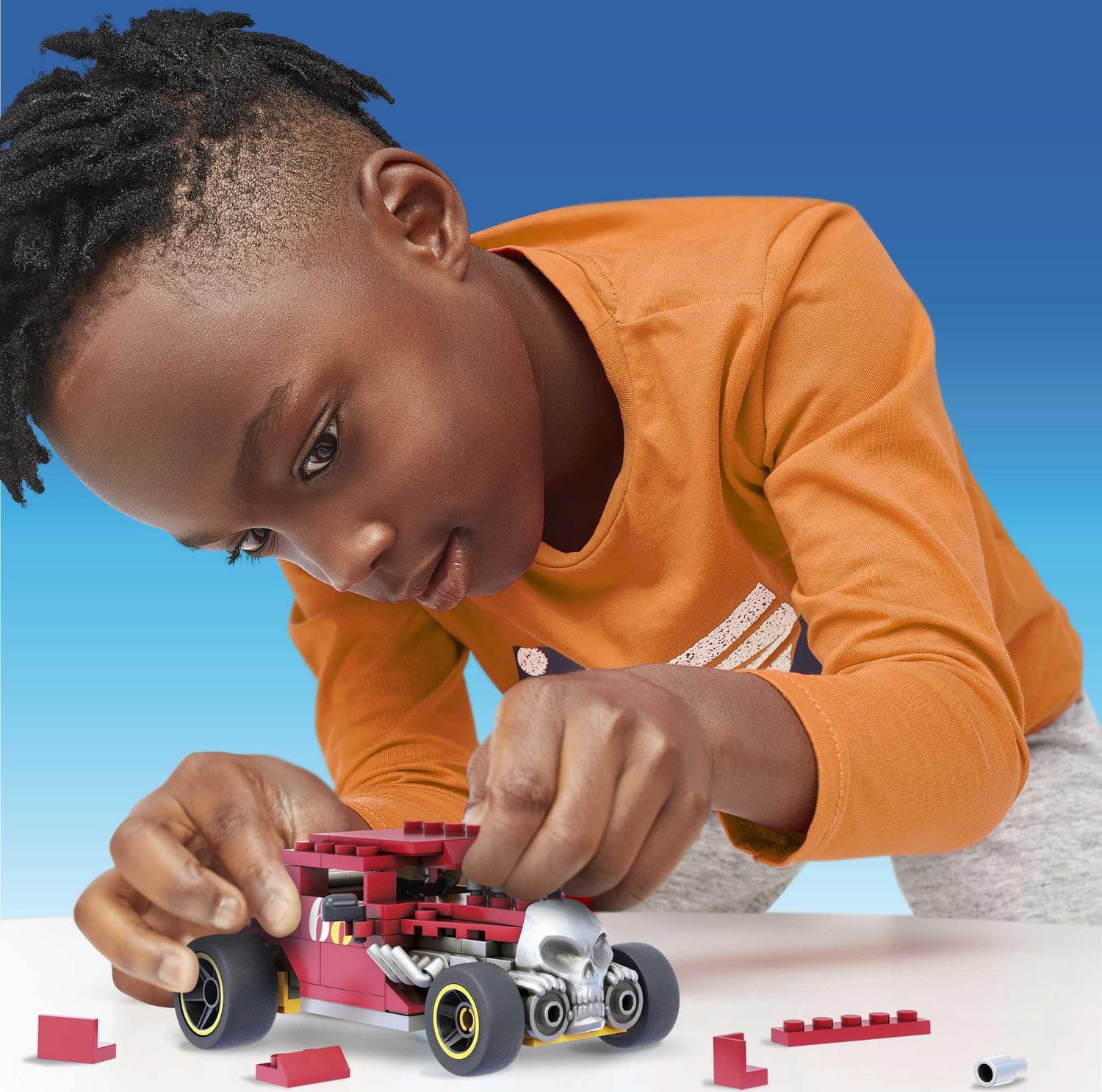 Mega Construx Hot Wheels Bone Shaker Construction Set, Building Toys for Kids - 118 Pieces