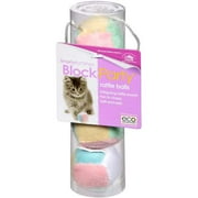 Smartykat Kitten: Blockparty Rattle Balls, 4 ct