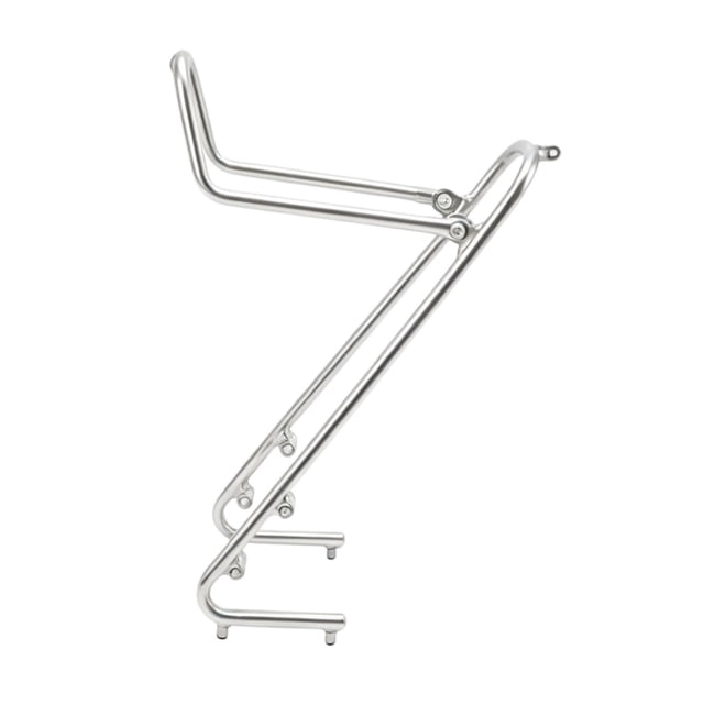 AWHAO Bicycle Low Ride Front Pannier Easy Installation High Performance Accessory Silver