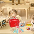 thumbnail image 4 of HUASHENG Jouets Docteur Médical Jeu Transport Ensemble Étui Éducation Rôle Éducation de la Petite Enfance Jouets Éducatifs, 4 of 5