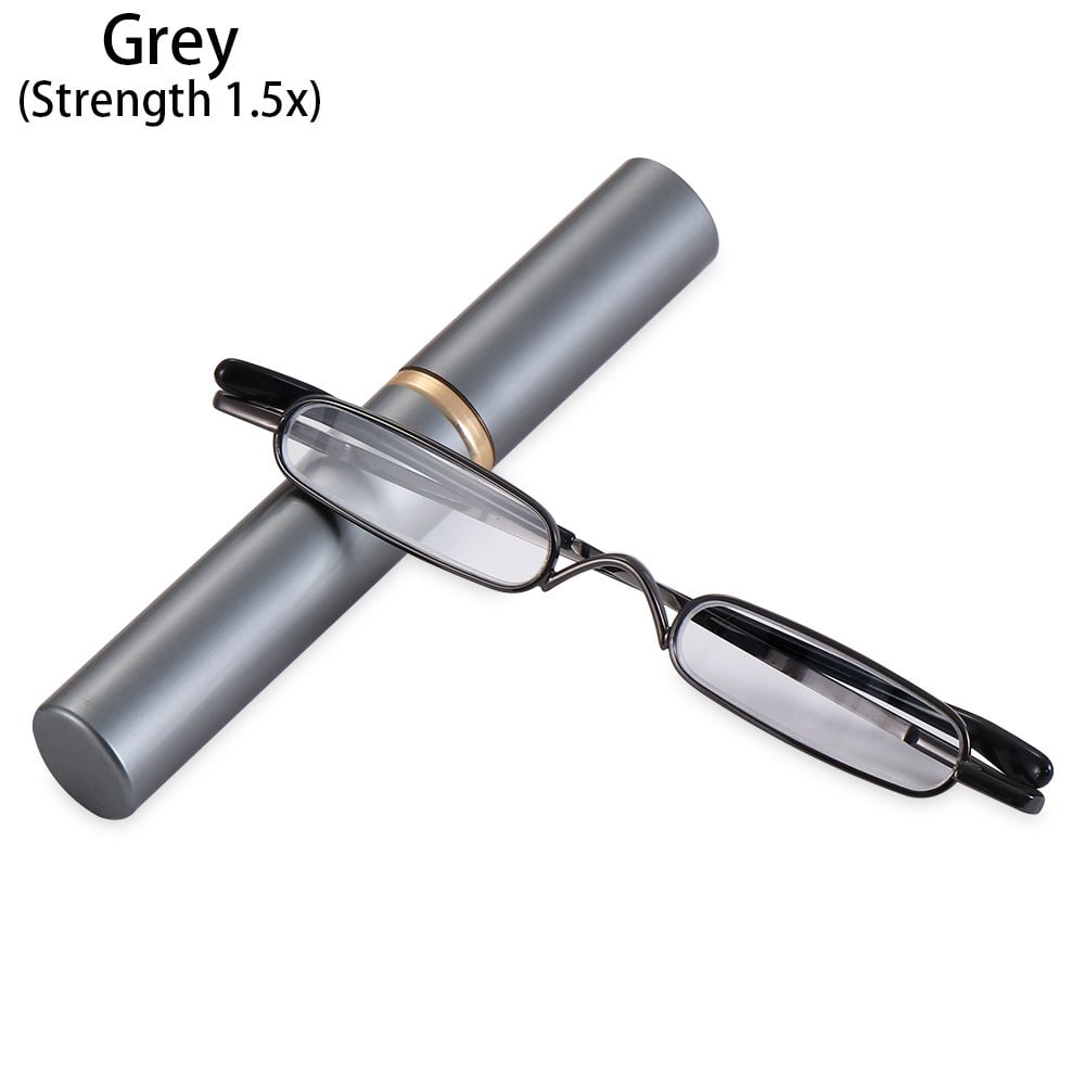 Mini Eyeglasses Spring Hinged Men Women Slim Reading Glasses Slim Pen