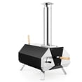 thumbnail image 4 of Horno de pizza para Exteriores con piedra de pizza de 30 cm Parrilla de pizza portátil con Patas plegables Costway, 4 of 4