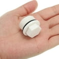 thumbnail image 4 of Tapones de extremo de ajuste de tubo PPR de rosca hexagonal exterior Uxcell, tapones para evitar fugas, blancos, 3/4 pulgadas, 20 piezas, 4 of 4