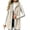 Beige, variant on Womens Hooded Sleeveless Long Vest, Full Zip Diamond Cable Knit Fuzzy Casual Warm Waistcoat