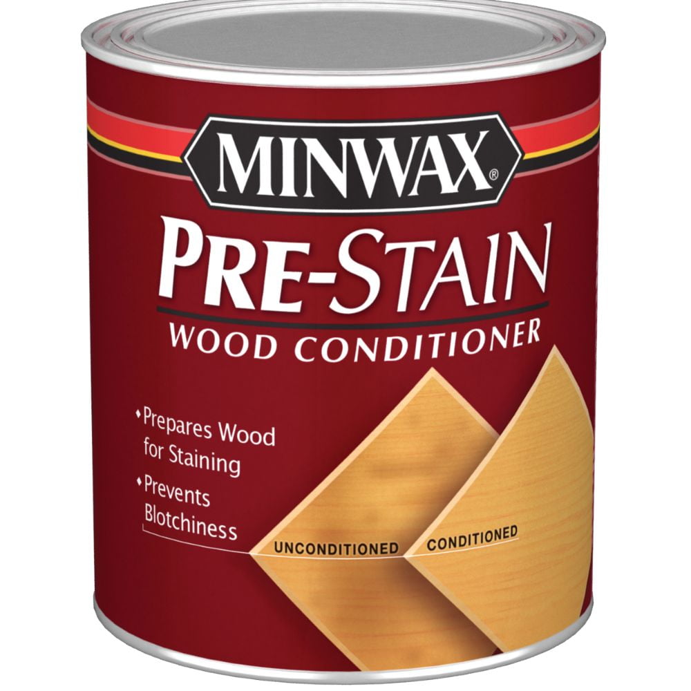 Minwax Pre-Stain Wood Conditioner, Clear, 1/2 Pint