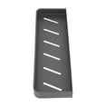 thumbnail image 4 of Shower Caddy Space Aluminum Rustproof Smoothing Simple Black Sturdy Bathroom Wall Shelf with 5 Hooks for Kitchen Laundry 15.7in, 4 of 5