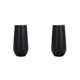 thumbnail image 1 of Cateissary Copas de cóctel Copa sin costuras estructura firme flauta de champán OZ tostado GlassSipping copas dulce regalo vino vaso negro Negro arpox.180ml 2piezas Cateissary CBP277521, 1 of 5
