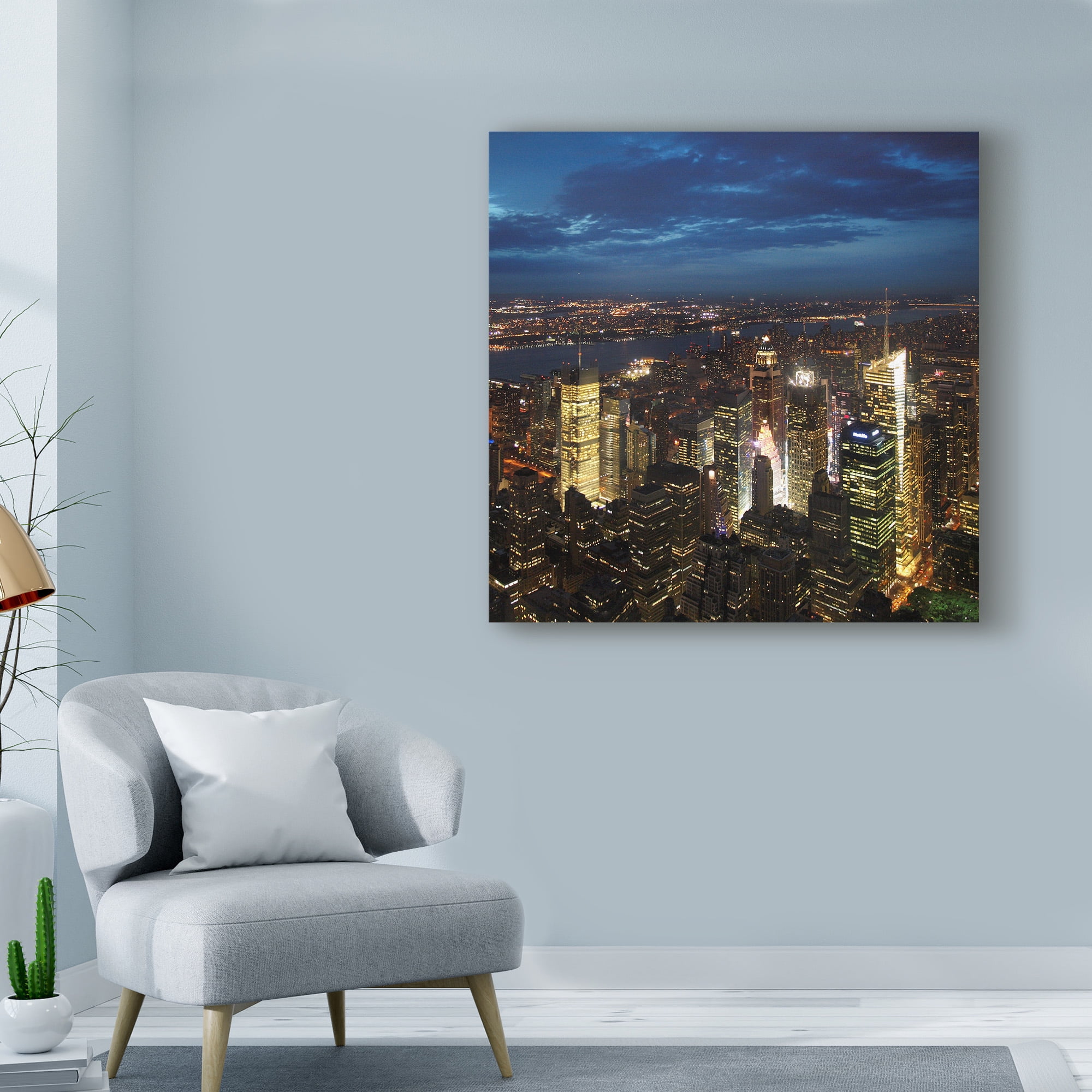 Trademark Fine Art 'NYC Times Square' Canvas Art by Nina Papiorek