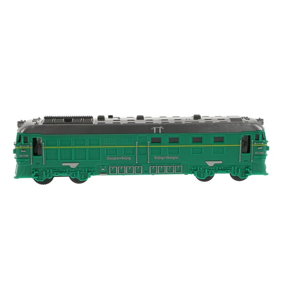 Masteelf Green Vintage Train Toy With Inertia Movement without Sound And Light Functions Tiny Train Model Children Train Model Train Toy For Children