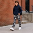 thumbnail image 3 of Quad Seven Boys Joggers Twill Stretch Cargo Pants with Pockets and Elastic Waistband 2 Pack, 3 of 7