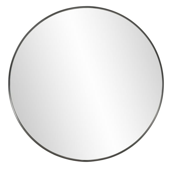 Tyler Dillon 36 in. Diameter Steele Round Wall Mirror
