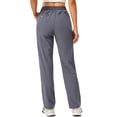 thumbnail image 3 of Little Donkey Andy Women's Golf Pants Stretch Quick Dry Business Casual Slacks with Pockets, Grey L, 3 of 6