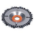 thumbnail image 4 of Wood Carving Disc, Trimming Circular Chain Disc Shaping Slotting  For Plastic For Angle Grinder For Wood, 4 of 8