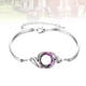 thumbnail image 4 of Pulsera con degradado, cadena ajustable, elegante, joyería creativa para mujer (blanco K), 4 of 6