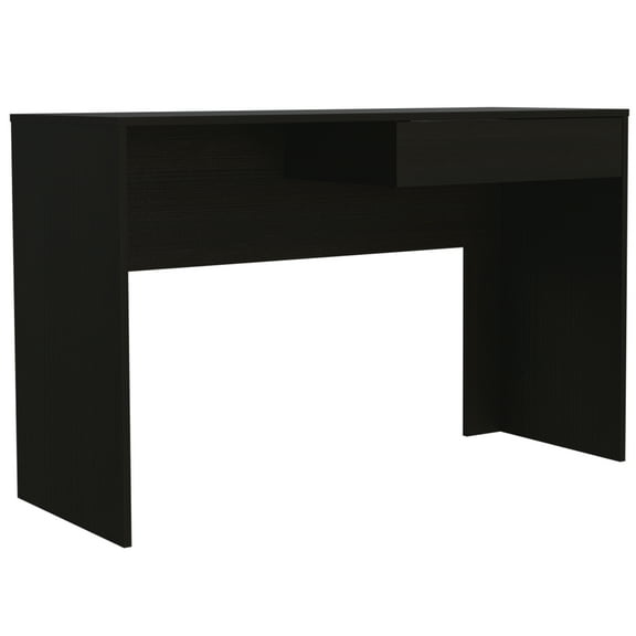 Depot E-Shop Acanto Writing Computer Desk with Drawer, Black