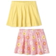 thumbnail image 1 of Falda-pantalón estampada para niñas pequeñas de The Children's Place, paquete de 2, 1 of 3