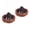 2pcs, variant on LED Miniature Campfire Light, Dollhouse Decoration with Brick Base and Wood Logs, Outdoor Scene Prop Doll Furniture