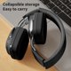 thumbnail image 5 of Pisexur - Auriculares Bluetooth para hombre, plegables, inalámbricos y con cable, estéreo, para celular y PC, suaves, ligeros, para uso prolongado, para niños, organizador de electrónica., 5 of 7