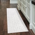 thumbnail image 3 of Palmetto Living by Orian BCL-INGE-40NT-070X245 27 x 96 in. Socal Living Intersected Geo Natural Runner Rug, 3 of 3