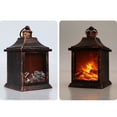 thumbnail image 3 of Dvkptbk Wind Lantern Fireplace Lantern Decoration Flameless Portable LED Lantern Fireplace Light Window Decoration Home Decor, 3 of 5