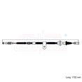 thumbnail image 3 of Cable Chicote Embrague Compatible Con Faw Faw 1023 1.0L 2006 2007 2008 2009 2010 2011 2012 2013 CAHSA Cable Chicote Acelerador, 3 of 7
