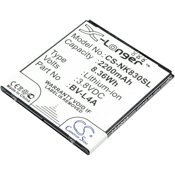 2200mAh BV-L4A Battery for Nokia Tesla RM-1141