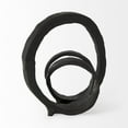 thumbnail image 4 of Black Metal Ribbon Loop Sculpture, 4 of 6