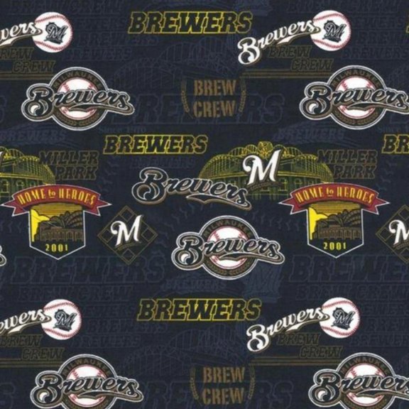 Handmade Valance or Curtain Panel Brewers Stadium