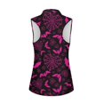 thumbnail image 6 of Yuyamidu Halloween Bat Sleeveless Golf Shirts for Women Athletic Tops Stretchy Breathable Fabric, Slim Fit Cut, Moisture Wicking, Suitable for Golf Training, Tennis, Casual Outdoor Activities, 6 of 8